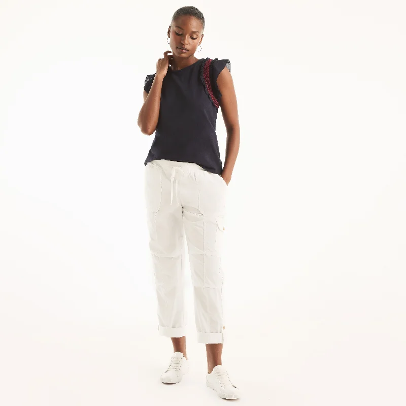 Women's Fashion Hotspots Nautica Womens Utility Cuff Pant