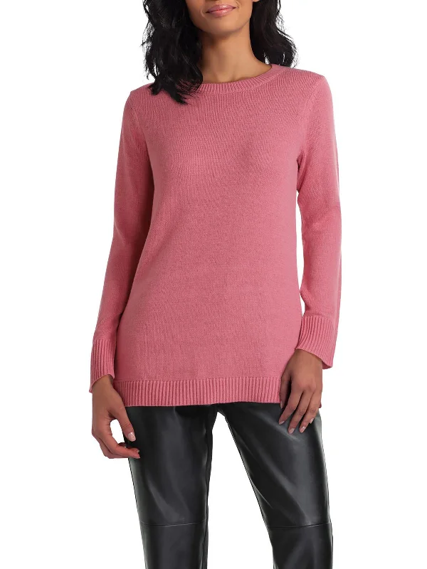 Versatile Wardrobe Essentials Womens Knit Long Sleeve Crewneck Sweater