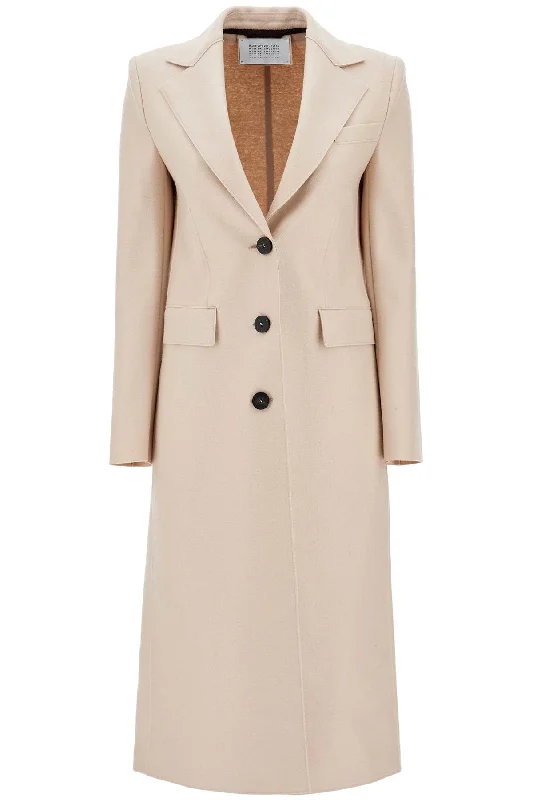 Elegant Attire For The Modern Lady Harris Wharf London Women's Single-Breasted Coat In Pressed Wool