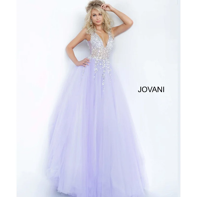 Style Revolution Jovani 65379 Crystal Embellished Bodice Prom Ballgown