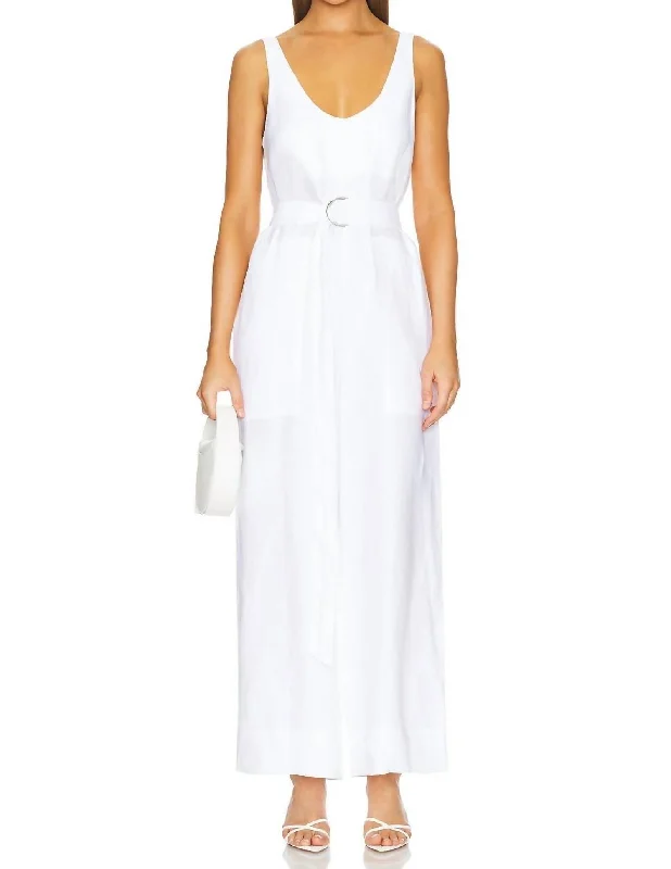 End Of Season Clearance Varenna Jumpsuit In White