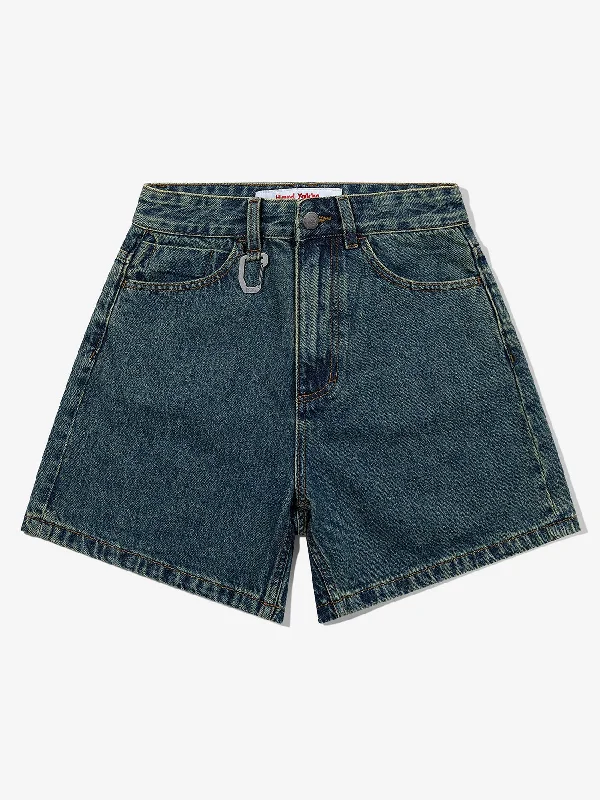 Luxury Fashion HYC Exertion Denim Short - Murky Blue