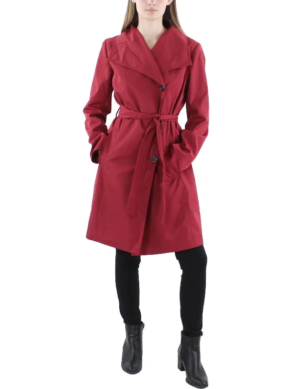 Trendsetter's Closet Elsa Womens Midi Cold Weather Trench Coat