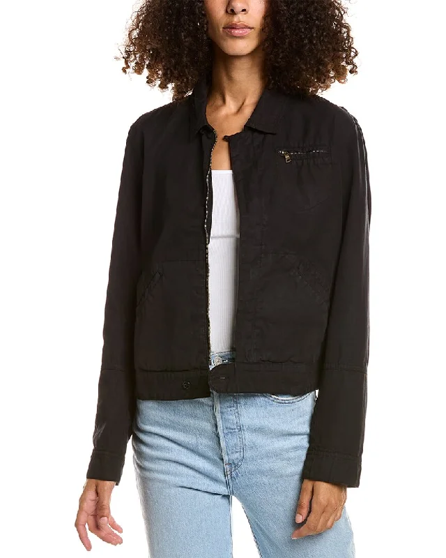 Seasonal Trend Burning Torch Workwear Jacket