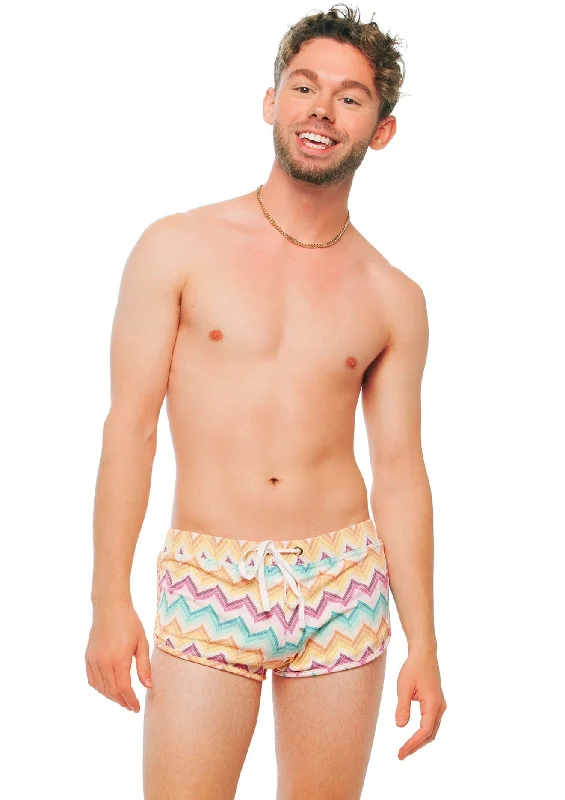 Rustic Countryside Charm Look Lima Unisex Dolphin Short - Kaleidoscope