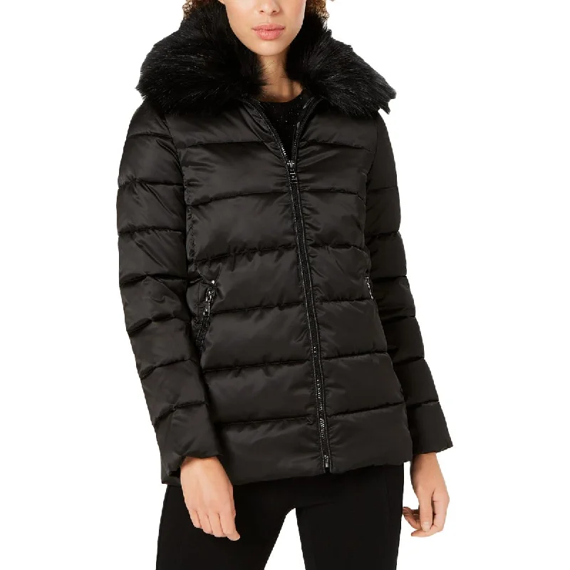 Style Revolution Gemma Womens Quilted Cold Weather Puffer Coat