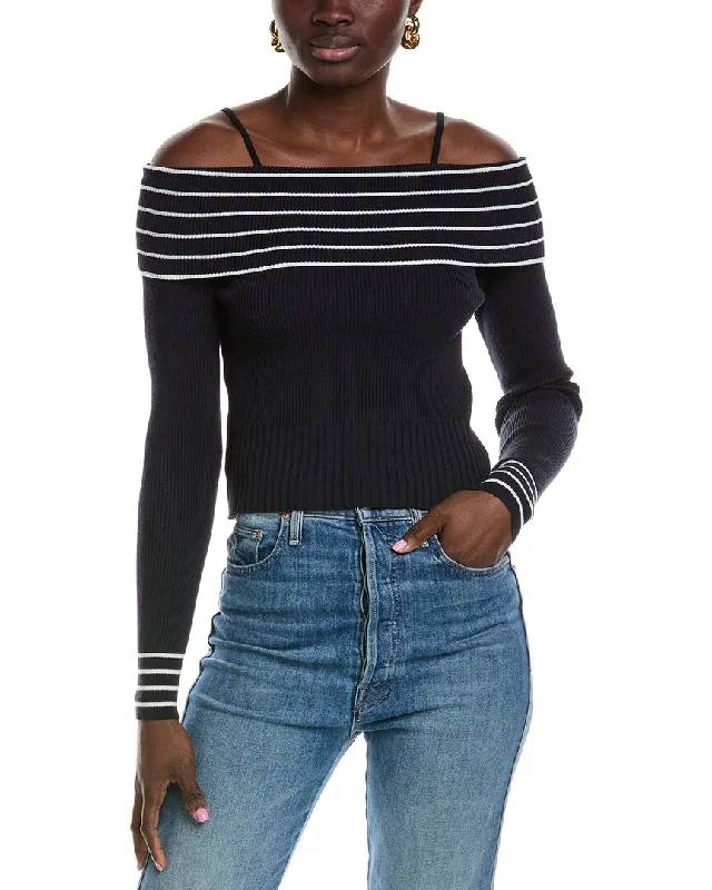 Sustainable Fashion Extravaganza Lyra & Co Off-the-Shoulder Sweater