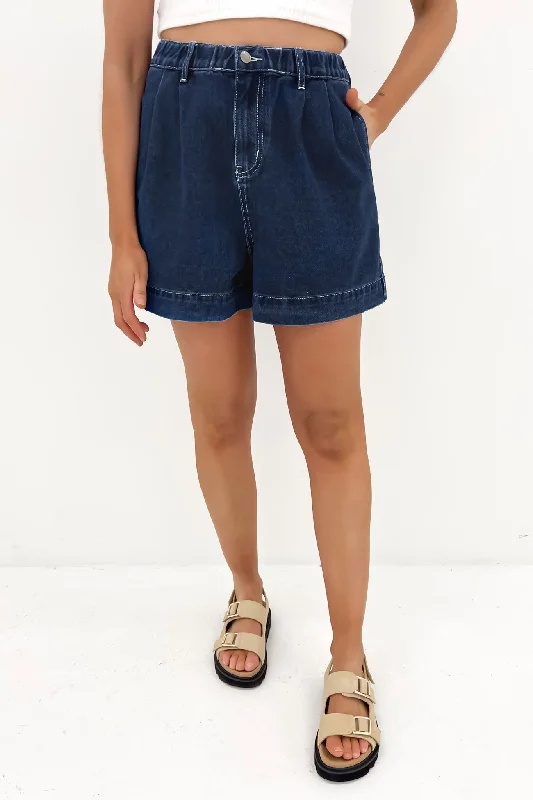 Exclusive Deals Online Serina Denim Short Dark Blue