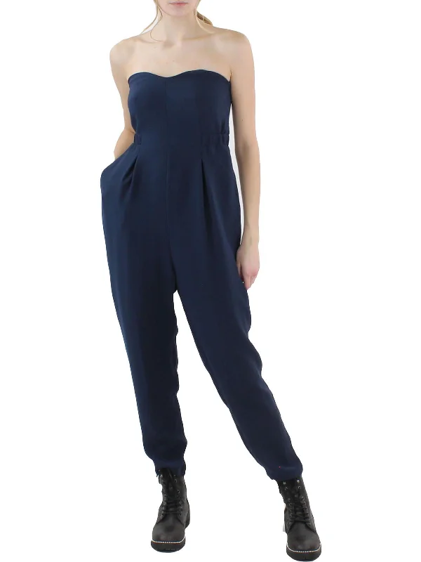 Buy More, Save More Womens Strapless Cocktail Jumpsuit