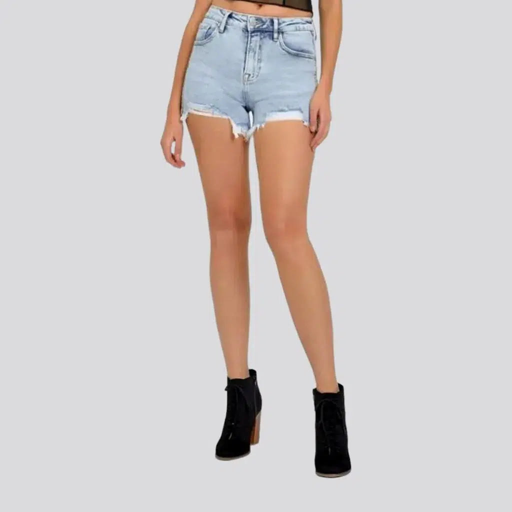 Absurdly Cheap Sale High-waist women's jeans shorts