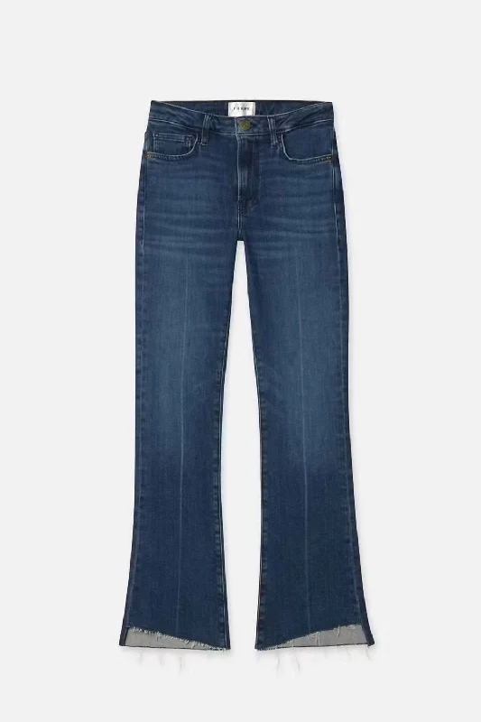 Trend Leading Collection Le Crop Mini Boot Cascade Jean In Calvin Wash