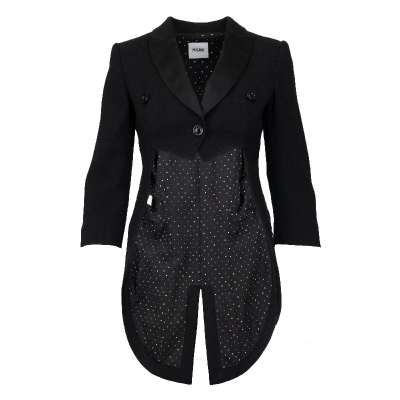 Rustic Countryside Charm Look Moschino Cheap and Chic Cropped Tailcoat - '00s