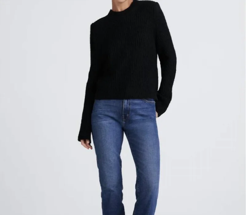 Trendy Threads Ryan Crewneck Sweater In Black