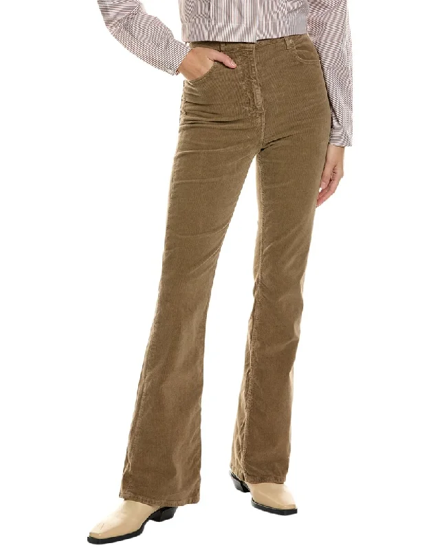 Limited Time Offer GANNI Washed Corduroy High-Rise Pant