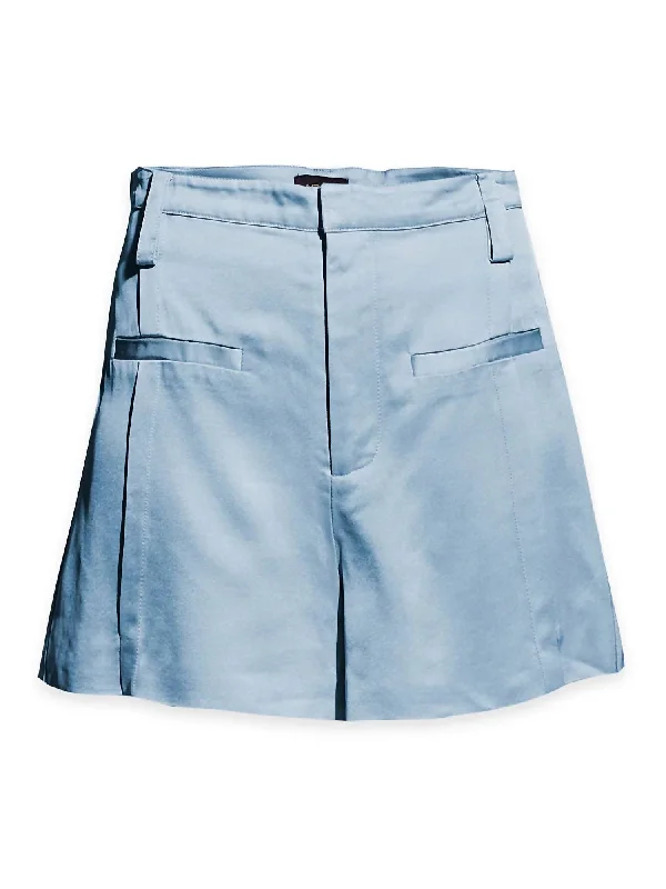 Cottagecore Rustic Charm Style Archer Shorts In Mist