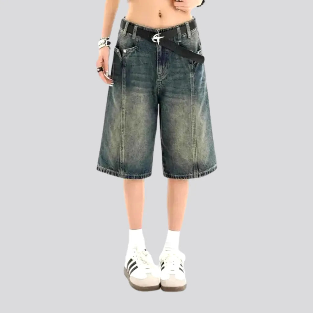 Exclusive Discount Vintage baggy women's jeans shorts