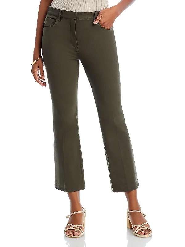 Wardrobe Upgrade Womens High Rise Solid Wide Leg Pants