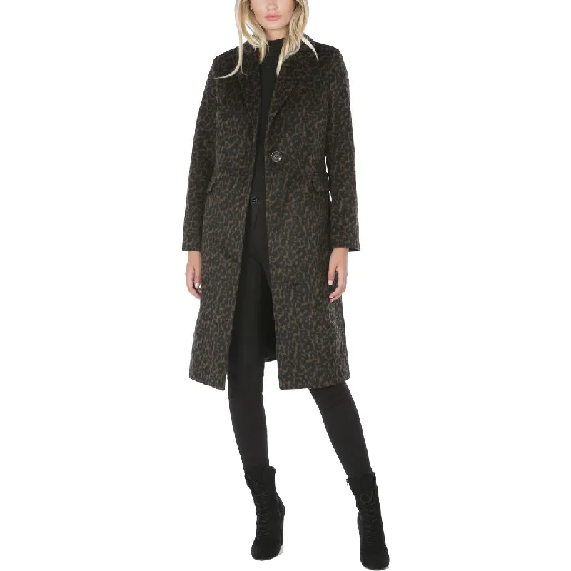 Seasonal Trends Womens Wool Blend Long Wool Coat