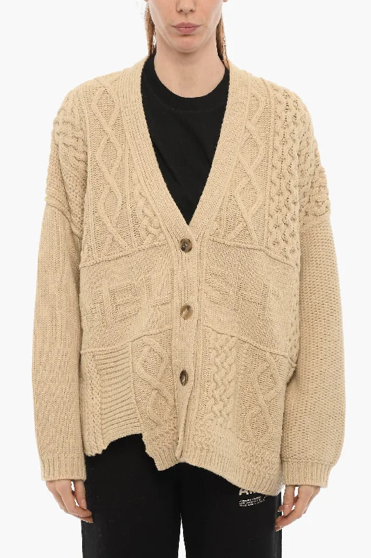 Summer Essentials Ambush V-Neck Cable Knit Cardigan