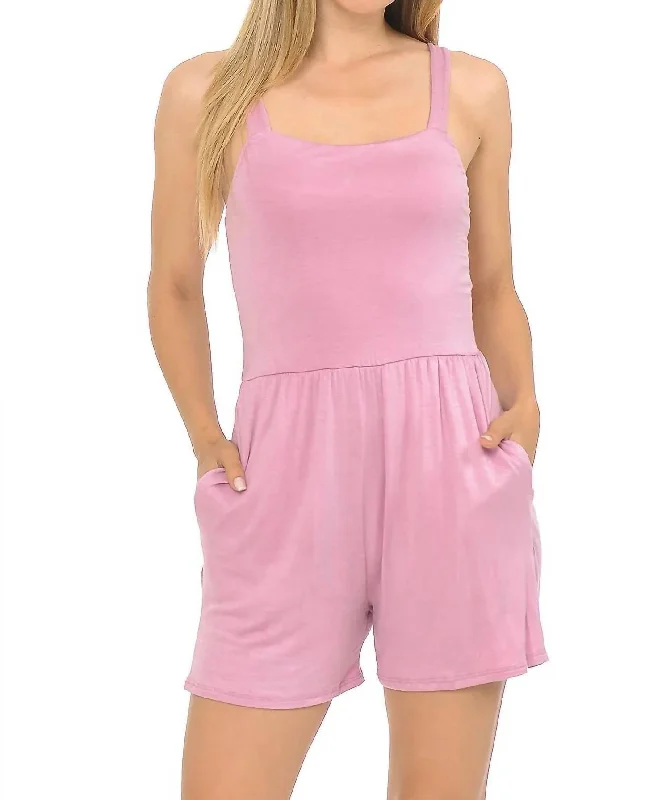 Unbeatable Deals Ella Romper In Pink