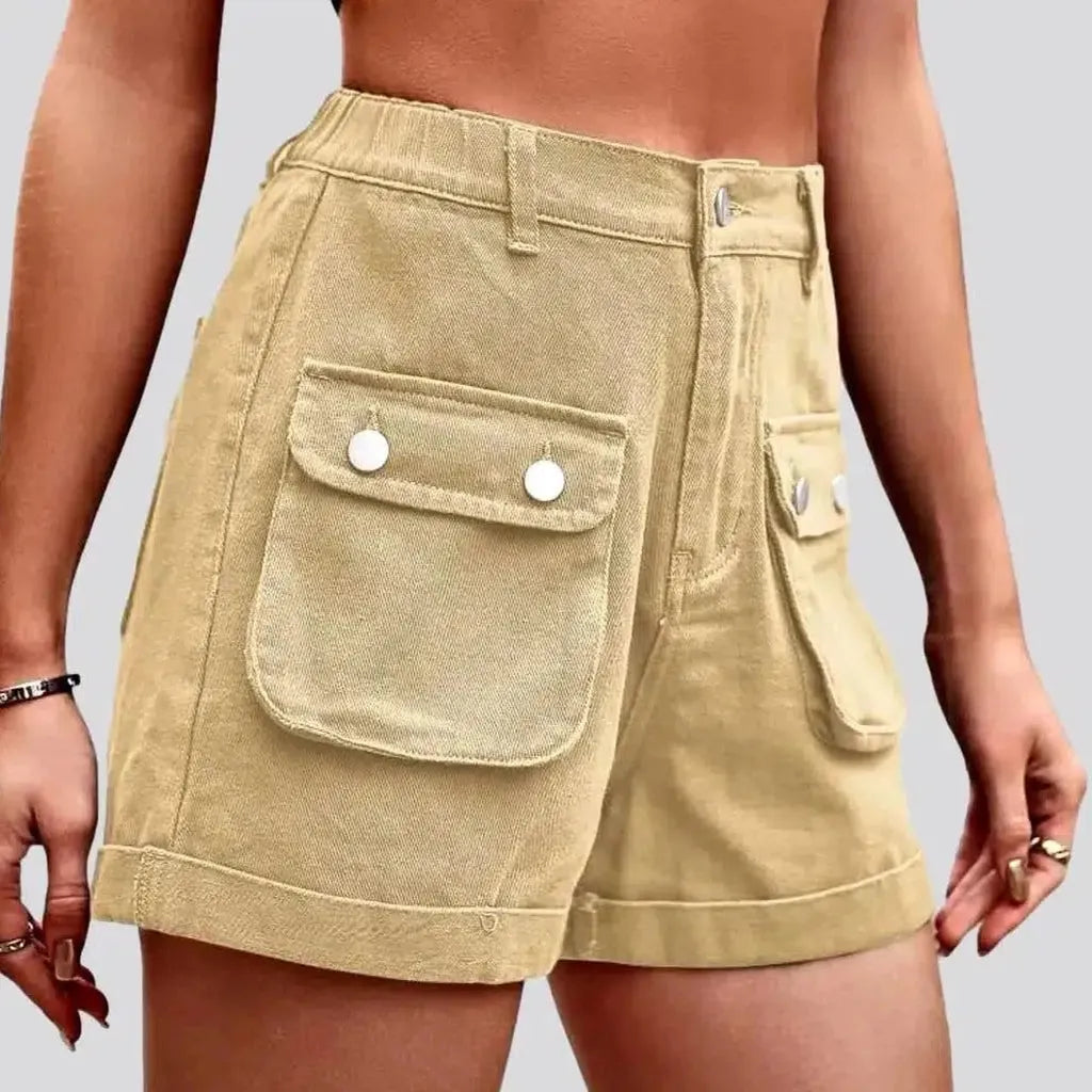 Today Only High-waist fashion denim shorts