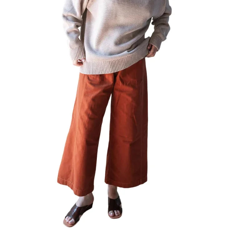 Explore What's New Garra Pant In Terracotta