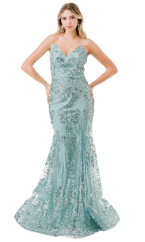 Valentine's Special Aspeed Design L2866W - Sequin Mermaid Prom Gown