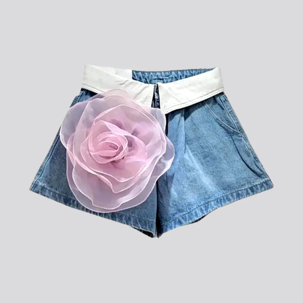 Wardrobe Upgrade Vintage straight jean shorts for ladies