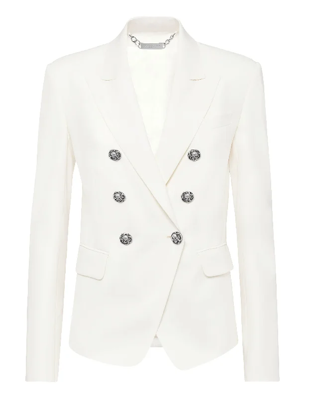 Modern Casual Clothing Fitted Blazer