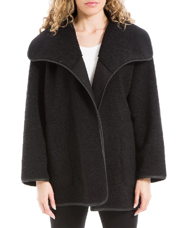 Vibrant Femme Fashion Max Studio Sherpa Jacket