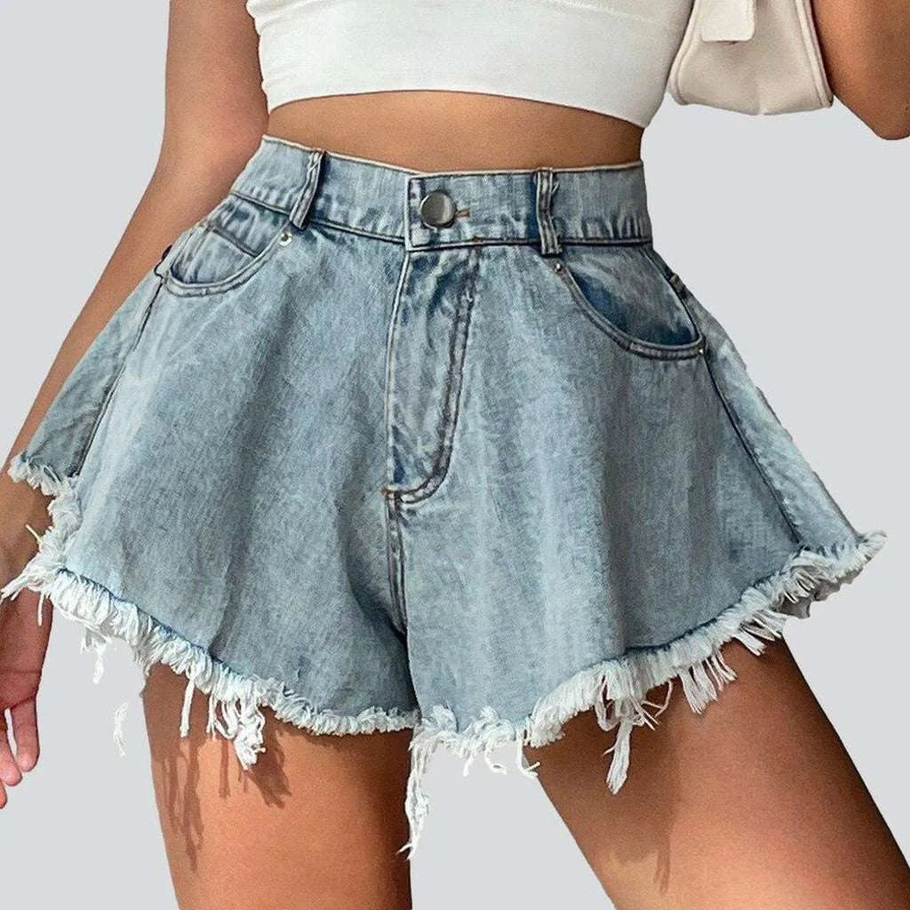 Elevated Style Culotte jeans shorts for women