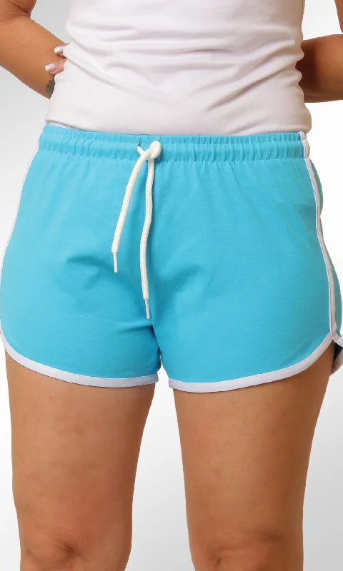 Fashion-Forward Women Cotton Hot Short (Baby Blue)