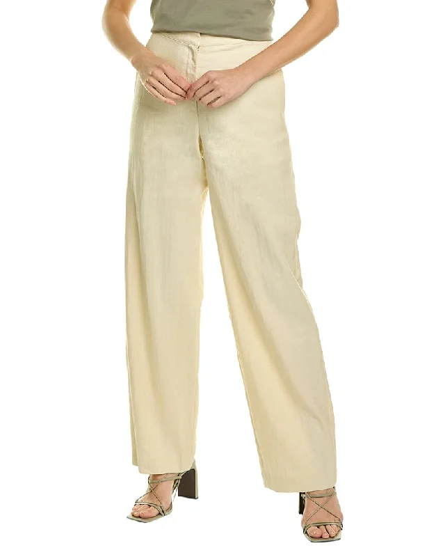 Hot Trends Theory Clean Linen Blend Trouser