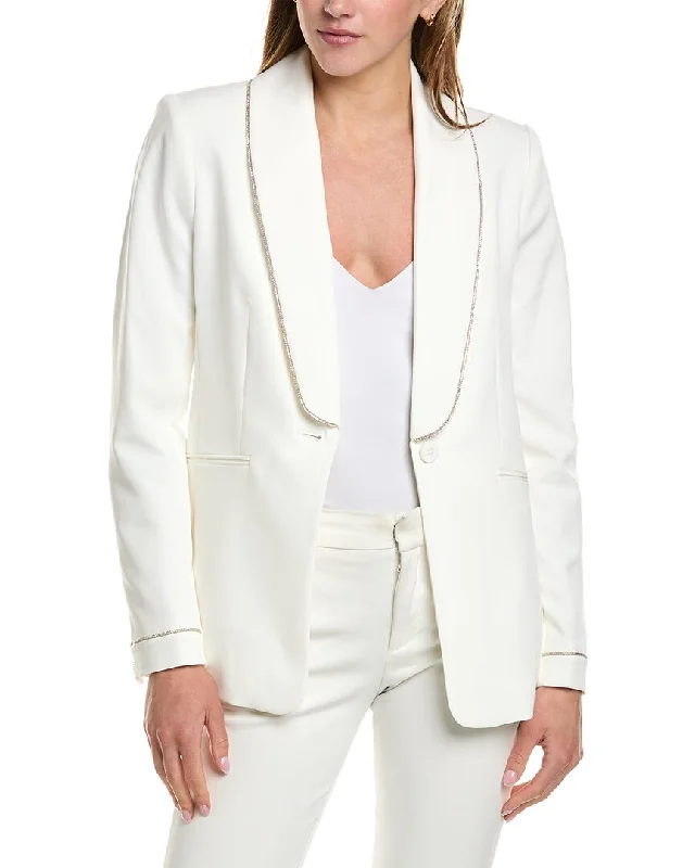 Casual Chic Elie Tahari Rhinestone Trim Blazer