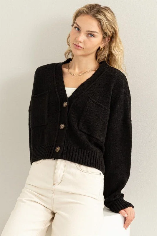 Seasonal Picks Cropped Cardigan Sweater