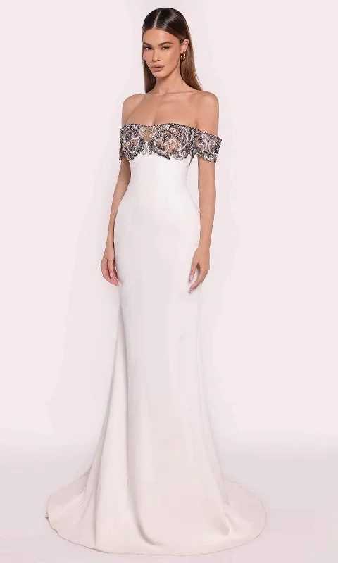 Fashion Sale Tarik Ediz 98716 - Bejeweled Bodice Evening Gown