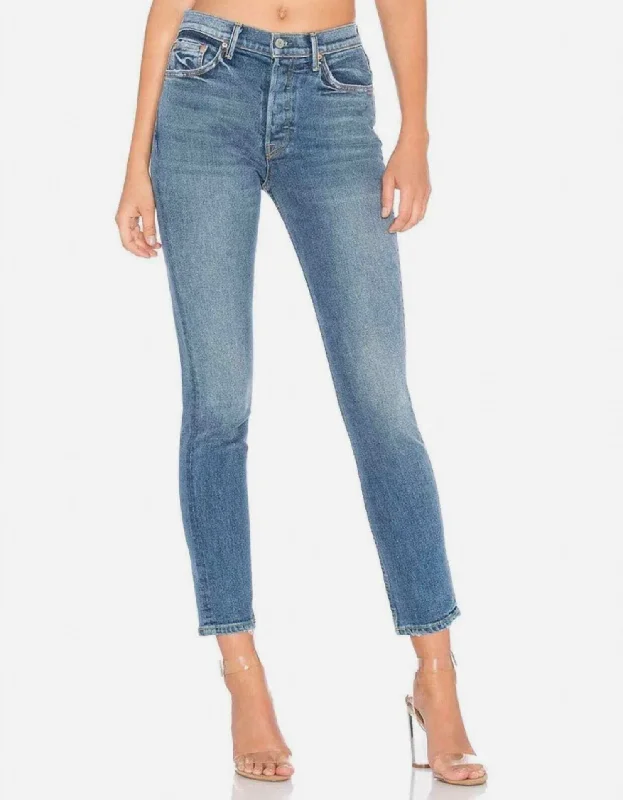 Unleash Your Trendy Side Karolina High Rise Skinny Jean In Groovy Situation