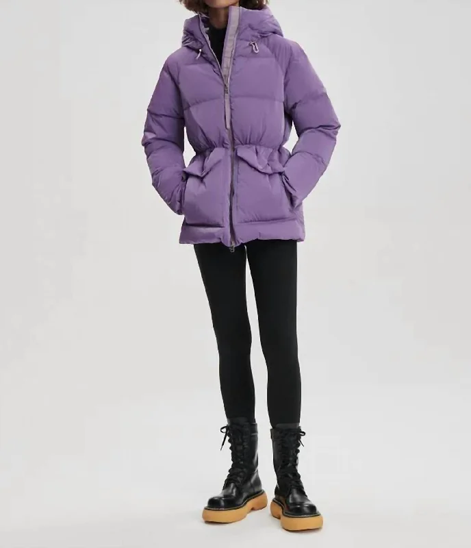 Trendy And Individual Women's Fashion Fullerton Down Jacket In Orchid Dust