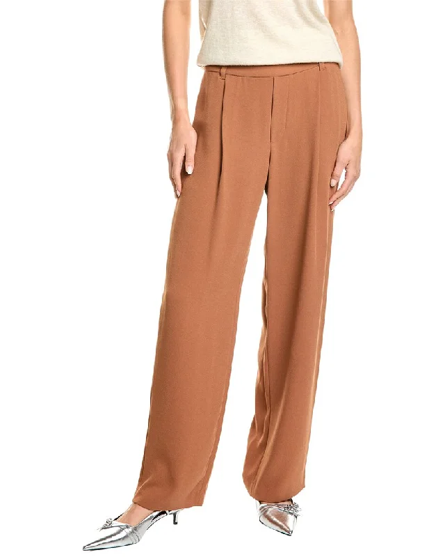 Feminine Soft - Hued Look Vince Straight Pull-On Pant