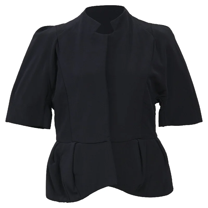 Unbeatable Deals Marni Peplum Evening Jacket in Navy Blue Silk