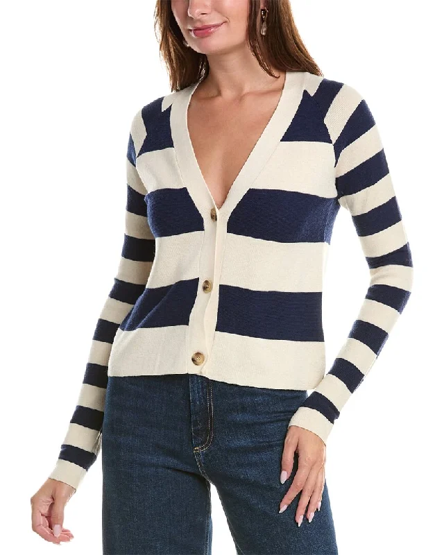 Special Offers, Don't Miss ATM Anthony Thomas Melillo Mixed Stripe Wool-Blend Cardigan