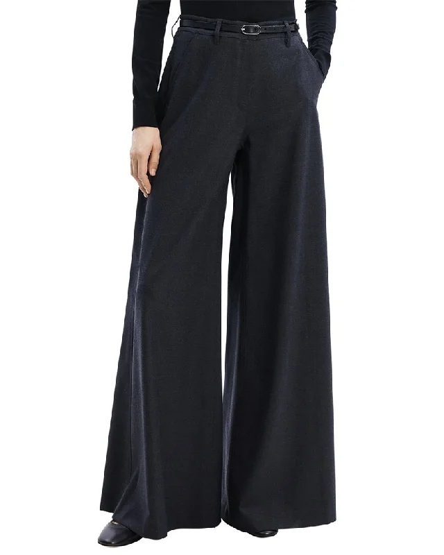 Elegant Attire For The Modern Lady Theory Super Wide Wool Pant