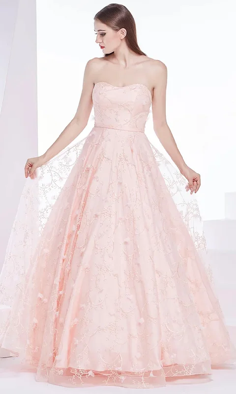 Chic Trend Collection J'Adore Dresses J14035 - Strapless Sweetheart neck Ballgown