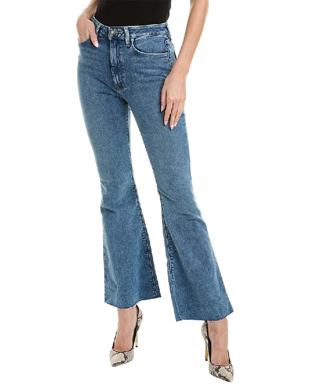 Stay Ahead In Style HUDSON Jeans Holly Snow Angel High Rise Flare Bootcut Jean