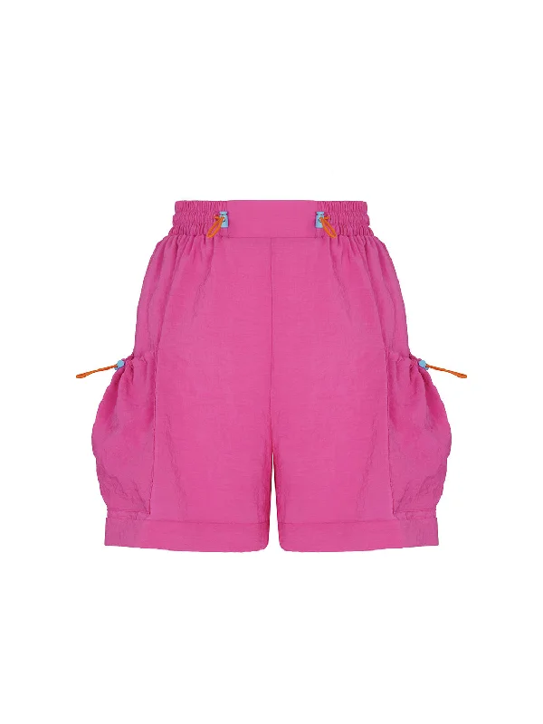 Pastel Styles High-Waisted Mini Shorts