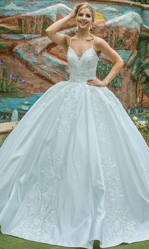 Save On Classic Elegant Styles Dancing Queen 0176 - Sleeveless Embellished Ballgown