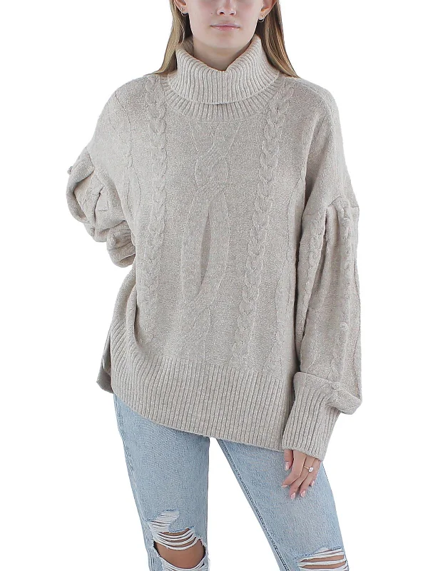 Comfort First Women's Fashion Womens Wool Pullover Turtleneck Sweater