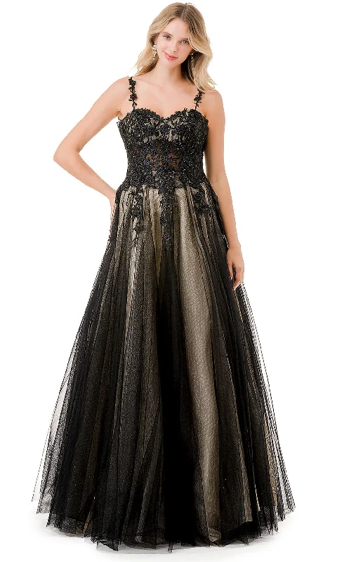 Holiday Glam Aspeed Design L2867W - Embroidered Sleeveless Prom Gown