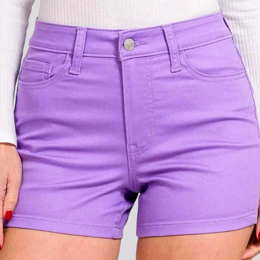 Limited Stock, Big Discounts Y2k color jean shorts
 for ladies