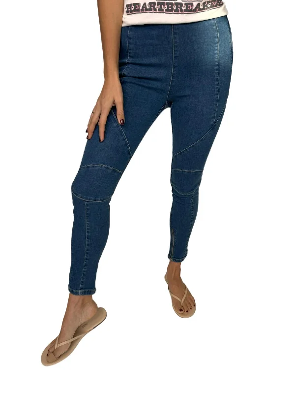 New Season Fashion Preview Women's Bella Moto High Rise Skinny Jean In Denim